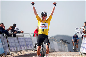Hat Trick of Victories for Pogačar