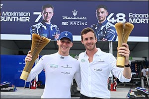 Formula E Driver Max Gunther Cherishes Landmark Victory for Maserati at the Jakarta E-Prix