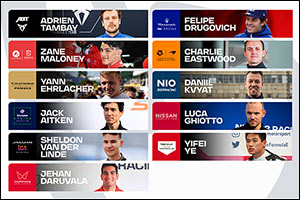 Full Driver Line-up Revealed for Formula E'S First Rookie Free Practice of the GEN3 Era