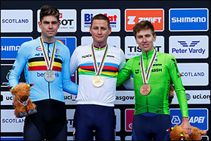 Pogačar takes Podium after Mythical World Championships as Almeida Finishes Second in Poland