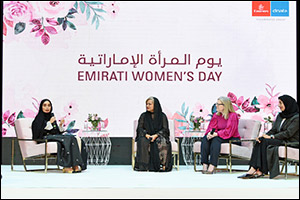 AnIinspiring Panel of Women Speak during the Emirates Group's Emirati Women's Day Event