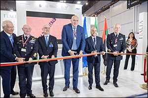 Italian Defense Minister Officiates The  Italian Trade Agency Pavilion at Dubai Airshow 2023