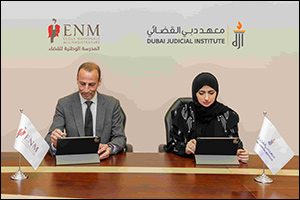 Dubai Judicial Institute signs MoU with French National School for the Judiciary to foster judicial training