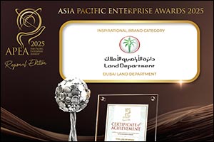 Dubai Land Department wins ‘Inspirational Brand Category' award, reaffirming the emirate's real estate leadership