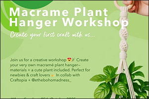 Get Crafty at LEVA Hotels: Macramé Plant Hanger Workshop