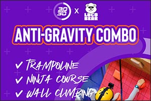 Make cardio more fun during this Dubai Fitness Challenge  with Loco Bear's ‘Anti-Gravity Combo'