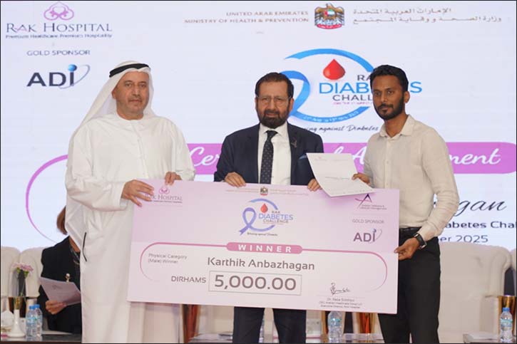 Indian Nationals Emerge Victorious in RAK Diabetes Challenge 2025 —A Journey of Transformation, Not Just Competition