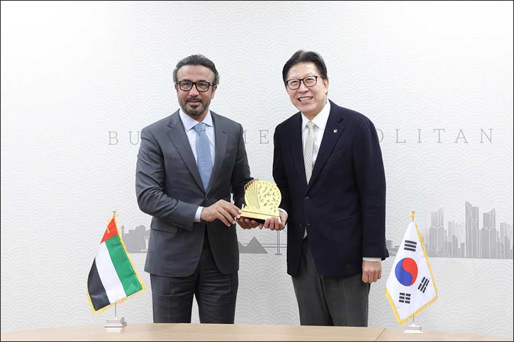 On the sidelines of 2025 World Conference on Doping in Sport H.E. Ghanim Mubarak Al Hajeri meets officials to strengthen ties between South Korea and UAE in sports sector
