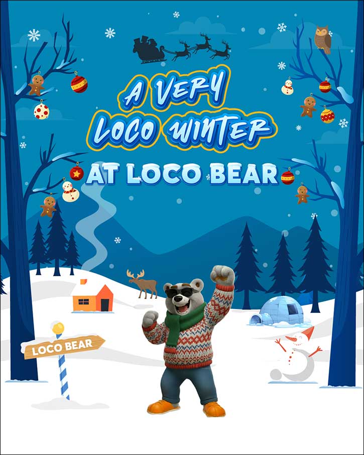 Loco Bear kicks off ‘A Very Loco Winter' festivities