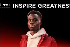 TCL deepens Partnership with Arsenal, Announces Bukayo Saka as Brand Ambassador Kicking off the collaboration with the launch of the ‘Inspire Greatness, Together' campaign