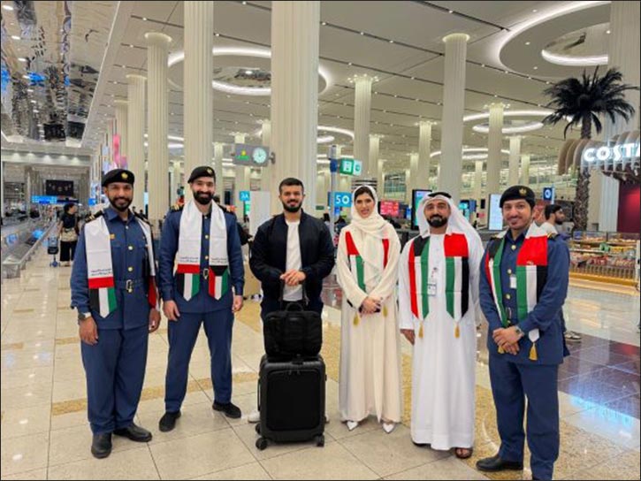 Dubai customs celebrates Kuwaiti brothers with a unique welcome during “UAE and Kuwait forever brothers” week
