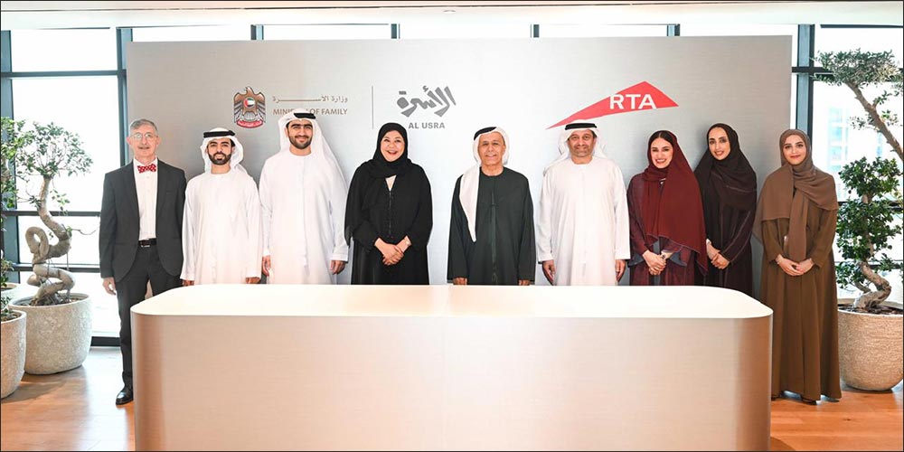 Ministry of Family and RTA Sign Partnership Agreement to Support “Family First” Programme and Enhance Quality of Life
