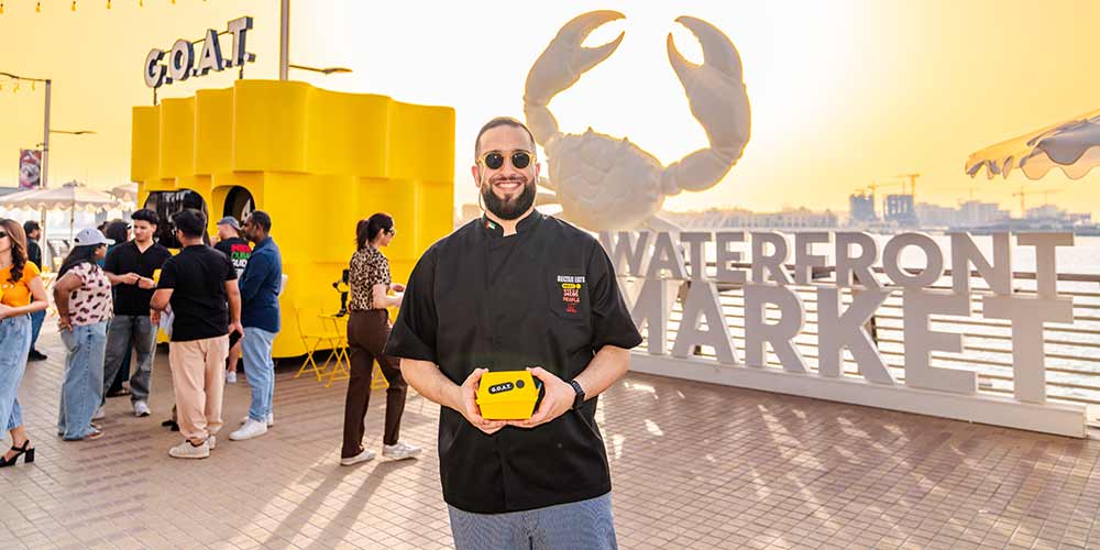 Fresh Off The Hook: G.O.A.T. Burger x Waterfront Market Drop a Limited-Edition G.O.A.T. Hammour Sando
