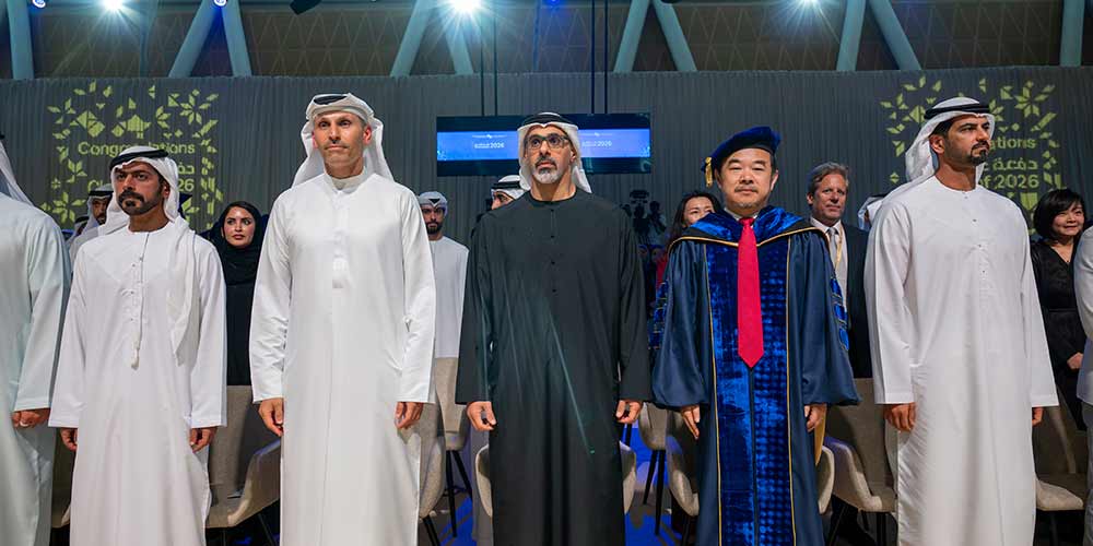 Khaled bin Mohamed bin Zayed attends Mohamed bin Zayed University of Artificial Intelligence 2026 commencement ceremony