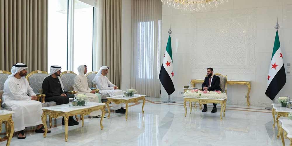 HE Dr Thani Al Zeyoudi Meets Syrian President, Reaffirms UAE Support for Syria's Economic Development