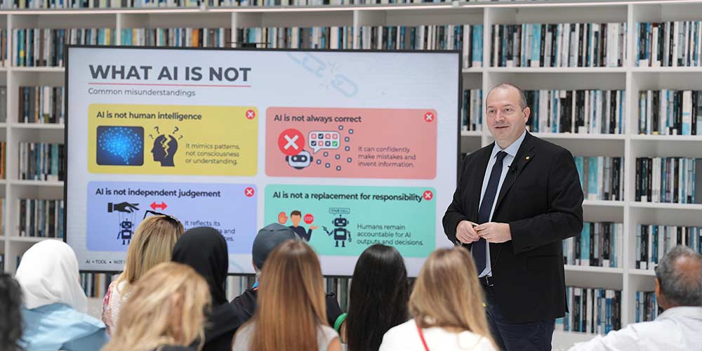 Mohammed Bin Rashid Library Organises Session to Spread Awareness on Artificial Intelligence and Modern Technologies