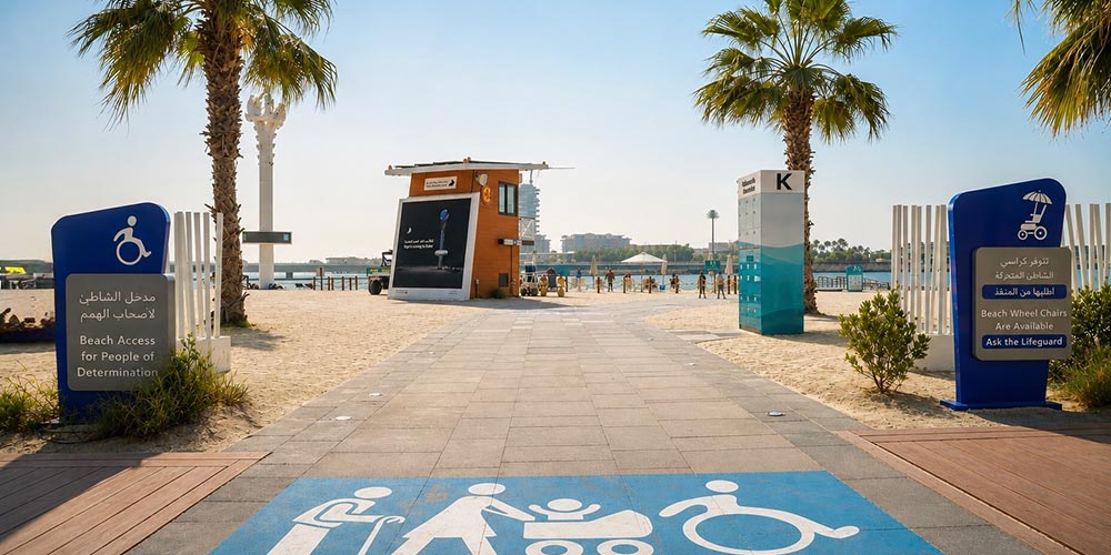 Jumeirah Beach 2 becomes Dubai's first Gold-certified accessible beach and introduces the Middle East's first beach sensory room