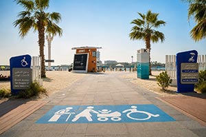 Jumeirah Beach 2 becomes Dubai's first Gold-certified accessible beach and introduces the Middle East's first beach sensory room