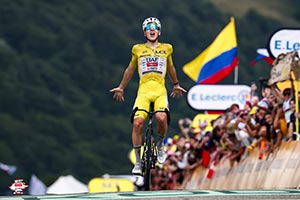Tadej Pogačar romps to stage 14 victory at the Tour de France