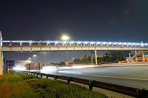 RTA Upgrades Pedestrian Bridge Lighting at 30 Key Locations across Dubai