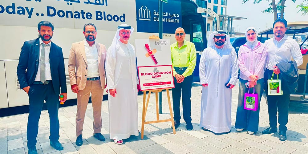 Bafleh Jewellery Organises Blood Donation Camp in Association with Ithra Dubai & Dubai Health