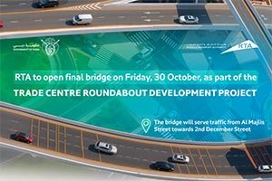 RTA to Open Final Bridge of World Trade Centre Roundabout Development Project on Friday