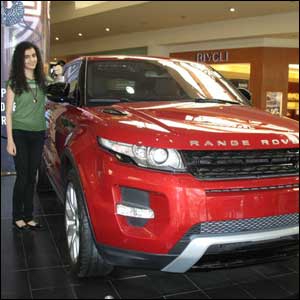 Sahara Centre Announces Lucky Winner of Range Rover Evoque