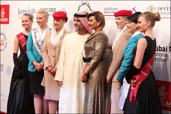 Founding Sponsors Dubai Duty Free, Emirates Airline, and Madinat Jumeirah celebrate DIFF's 10th edition
