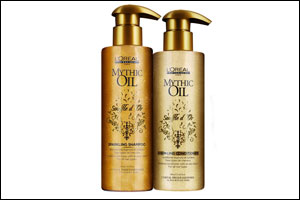 A sparkling solution for healthy hair is now possible with Mythic Oil Souffle D'Or