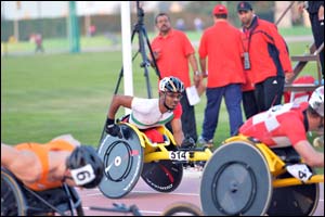 Nearly 200 athletes compete in Day 1 of the 6th Fazza International Athletics IPC Grand Prix Competition 2014