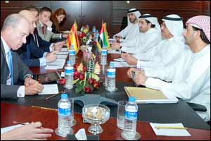 His Excellency Sultan Bin Saeed Al Mansouri and Spain's Secretary of Trade Explore Enhanced Economic Cooperation