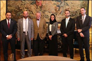 DHA Director-General meets the medical advisor to the French President at the Elysee presidential palace in France