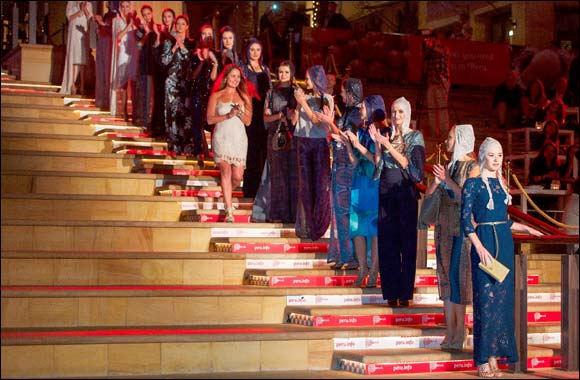 Michèlle Belau launches Spring 2014 Collection with a catwalk at Madinat Jumeirah