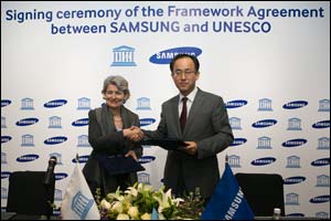 Samsung and UNESCO Announce First Global Partnership