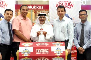 Joyalukkas picks third set of the ongoing ‘Joyalukkas Golden Carnival' promotion winners.