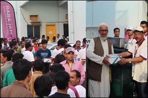 Over 1500 labours attends the Iftar event organized by Malabar Group CSR initiatives in association with CDA