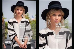 Clemence Poesy wears Chloé