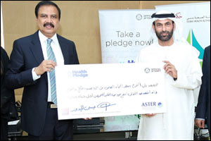 HE Essa Al Haj Al Maidoor, Director General of DHA endorses ‘My Health My Pledge' initiative