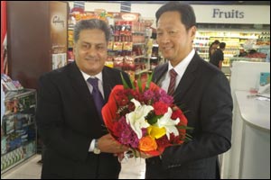 Thai Ambassador, Kamal Vachani discuss food trade potential