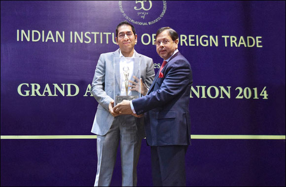 Dabur International CEO conferred ‘Alumnus of the Year Award 2014' by IIFT