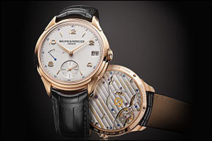 A watch symbol to celebrate Baume & Mercier's 185 years of expertise