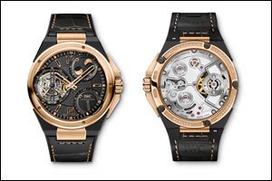 Two Ingenieur Watches from IWC Schaffhausen featured in Red Gold