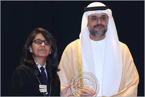 ARUSHI MADAN, an inspirational teen , wins another award “Sharjah Award for Educational Excellence”