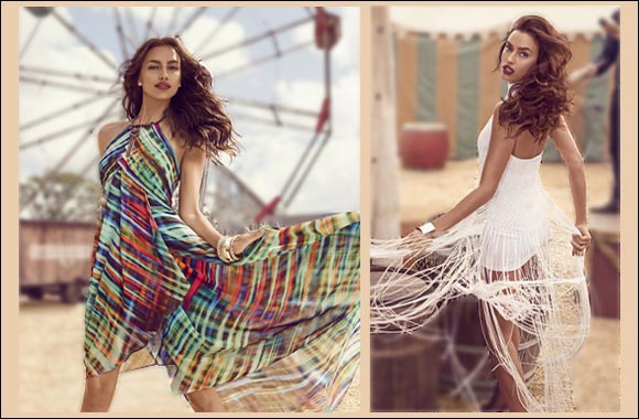 Bebe's Summer 2015 – Cirque Du Chic collection starring Irina Shayk launches in the UAE